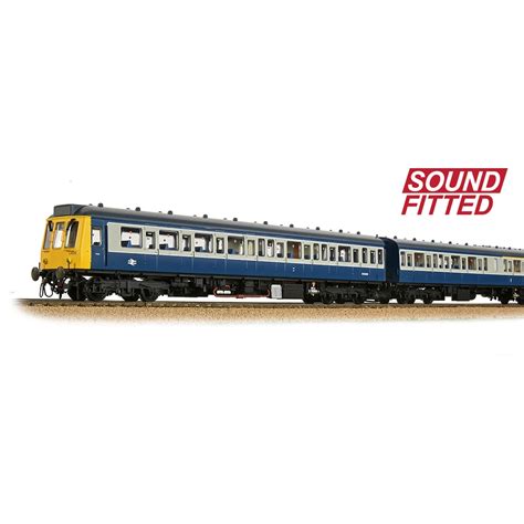 Bachmann Branchline 35 501sf Class 117 3 Car Dmu Br Blue And Grey