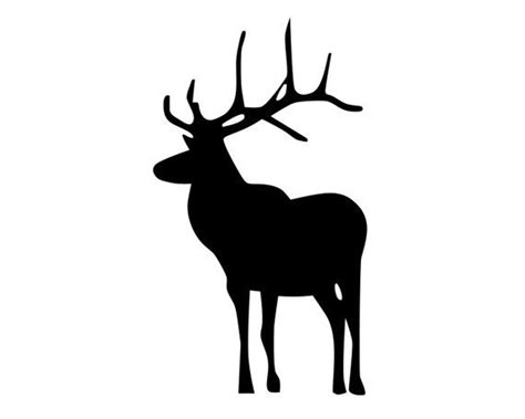 Elk Hunting Vinyl Sticker Elk Hunting Decal Elk Silhouette Sticker