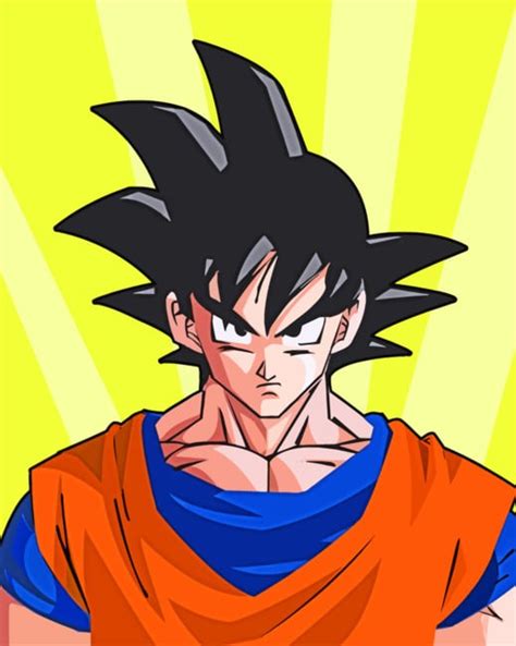 Goku Dragon Ball Z Animes Paint By Numbers Painting By Numbers