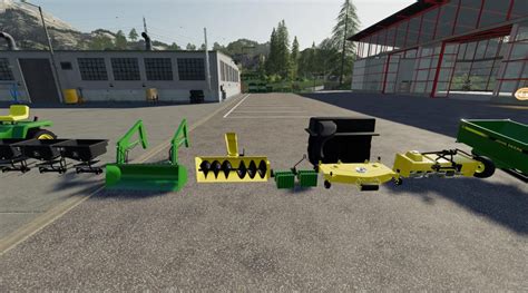 John Deere 332 Lawn Tractor With Lawn Mower And Garden V20 Mod