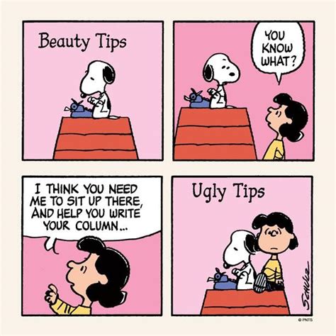 Peanuts On Twitter Lucy Helps Snoopy Write His Column Mg9fj2xueg