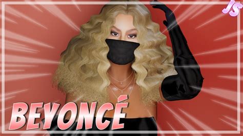 Beyoncé Knowles 🎤🐝 Sims 4 Cas Cc Foldersim Download Youtube