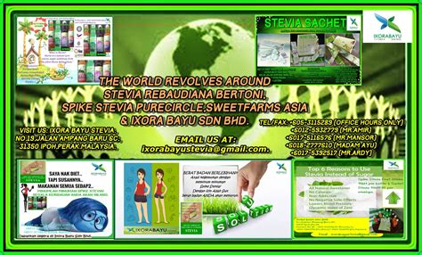 Only a decade old, we are well positioned as one of the leading company specialized in steel scaffolding in. Ixora Bayu Stevia : The World Revolves Around Stevia ...