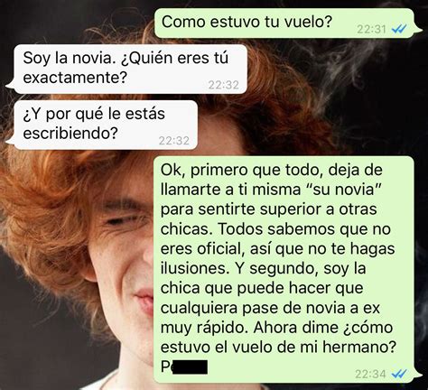 Whatsapp Esta Es La Mejor Respuesta Que Le Pudieron Dar A Una Novia Celosa Foto Virales