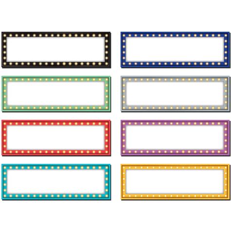Marquee Labels Magnetic Accents Tcr77284 Teacher Created Resources