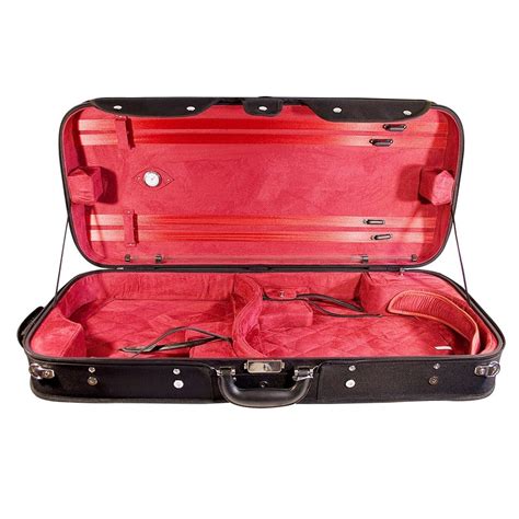 Hidersine Double Wooden Arched Top Violin Viola Case Gear4music