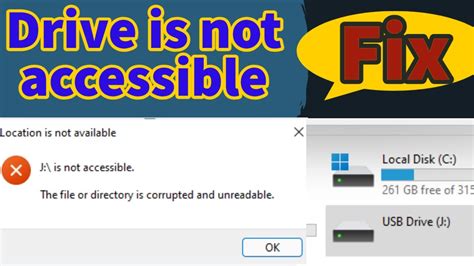 Fix Drive Is Not Accessible In Windows 10 Drive Access Is Denied