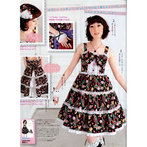 Lolita Jsk Dress And Petticoat Sewing Pattern Pdf Craftyline E