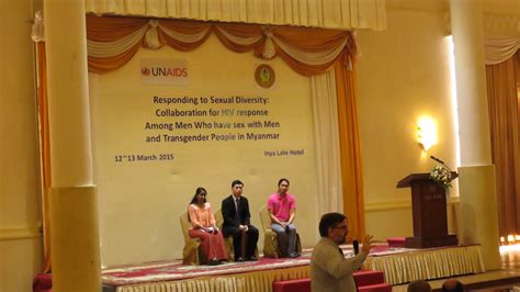 Leahn At Seminar On Responding To Sexual Diversity In Yangon Myanmar