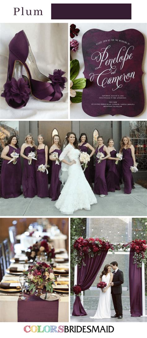 Fall Wedding Colors With Purple 10 Purple Wedding Color