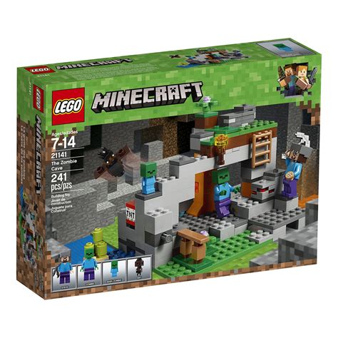 Lego Minecraft The Zombie Cave 21141 Building Kit With Popular