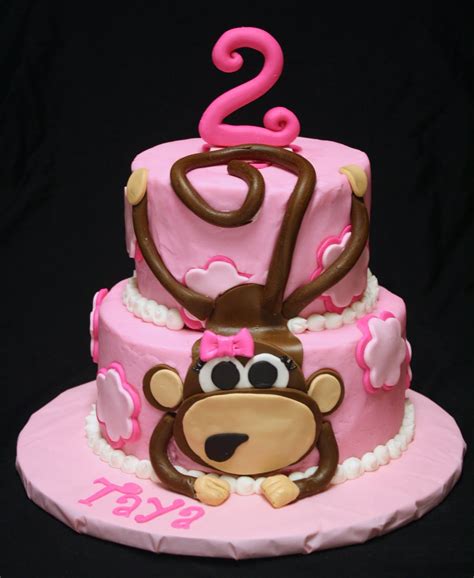 Monkey Cakes Decoration Ideas Little Birthday Cakes