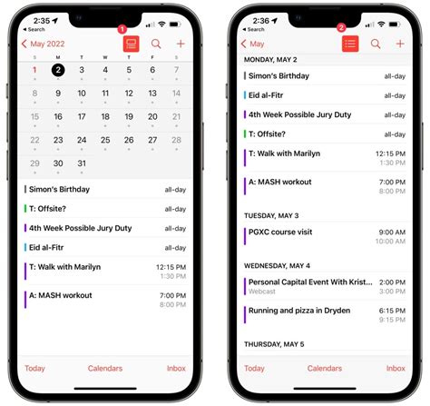 Dont Miss The List Views In The Iphones Calendar App Ntivas Help
