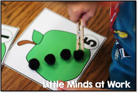 Use clothes pins for cheap tweezers - genius! | Preschool math, Apple preschool, Preschool ...