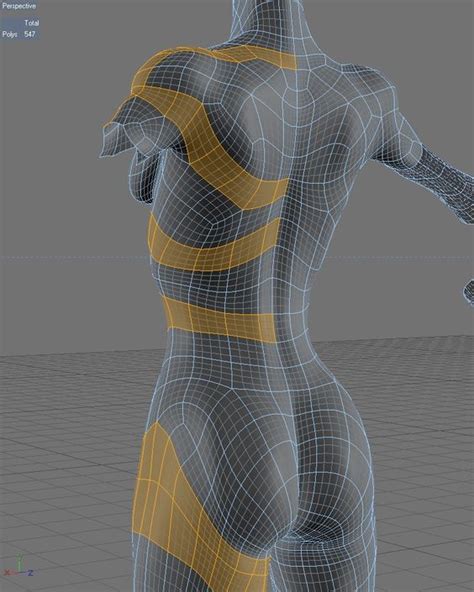 Animation Friendly Character Topology Character Topology Model