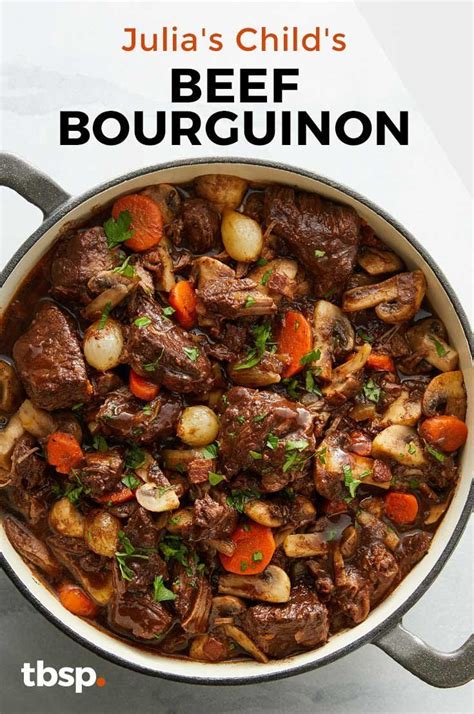Julia Childs Beef Bourguignon Recipe Beef Bourguignon Beef