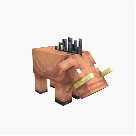 Hoglin Minecraft 3d 모델 Turbosquid 2022252