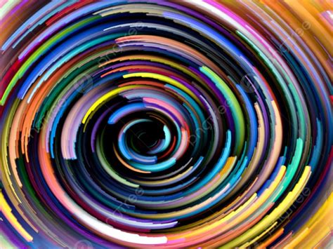 Color Spin Series Rainbow Swirl Background On The Subject Of Color And