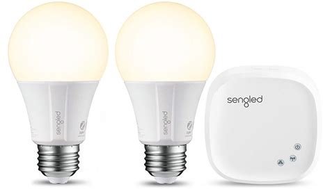 Two Sengled Element Smart Led Light Bulbs And Hub 2799 Shipped Wheel