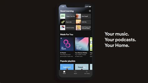 Spotifys New Homescreen Focuses On Your Favorite Playlists Podcasts