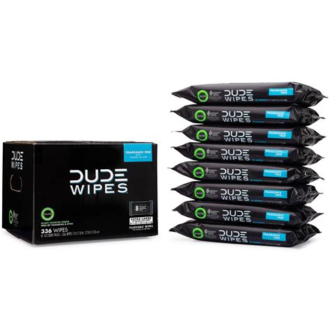 Dude Wipes Flushable Wipes Fragrance Free 336ct