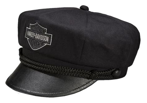 Casquette Harley Davidson Homme Bar Shield Logo Biker Hat Cap Black