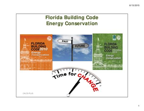 Ppt Florida Building Code Florida Building Code Energy Conservation