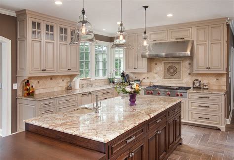 Place a stunning flower arrangement on a kitchen island to. Image result for kitchen tile with netuno granite ...