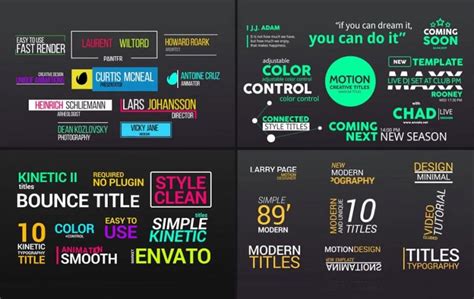 20 Best After Effect Templates Collection Of 2017