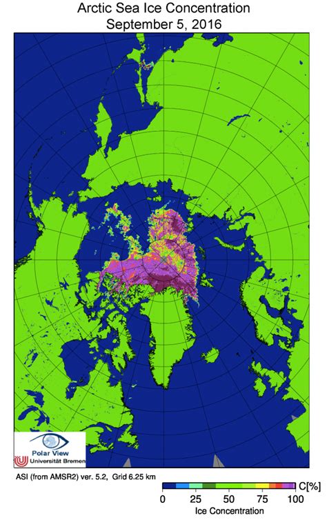 Arctic Sea Ice Nears Its Minimum Extent For The Year Arctic Sea Ice