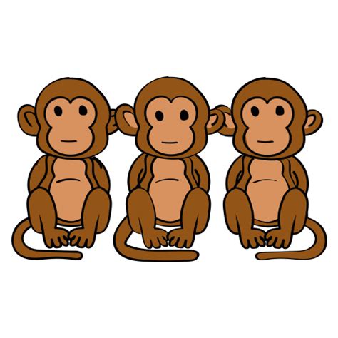 Monkeys Speaknoevil Sticker By The Streetfood Club For Ios And Android