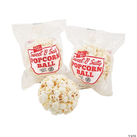 Kathy Kaye Sweet And Salty Popcorn Balls 24 Pc Oriental Trading
