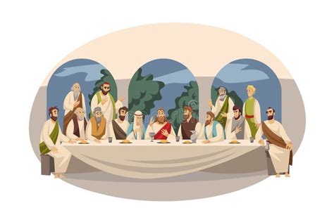 Christian Last Supper Clipart