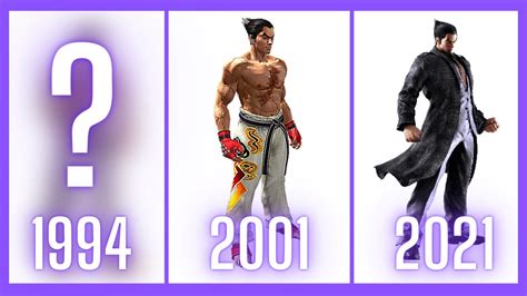 Evolution Of Tekken Characters Kazuya 1994 2021 Youtube