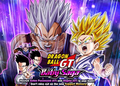 Dragon Ball Gt Baby Saga Events Dbz Space Dokkan Battle Global