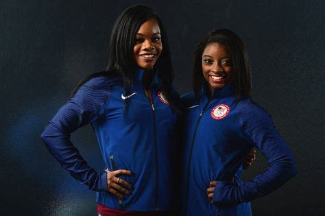 Since landing in brazil last thursday, team usa's simone biles, gabby douglas, madison kocian, laurie hernandez and aly raisman are making new friends. Gabby and Simone Biles | Simone biles, Female gymnast ...