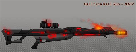 Commission Hellfire Rail Gun M107 By G4briel Ink On Deviantart
