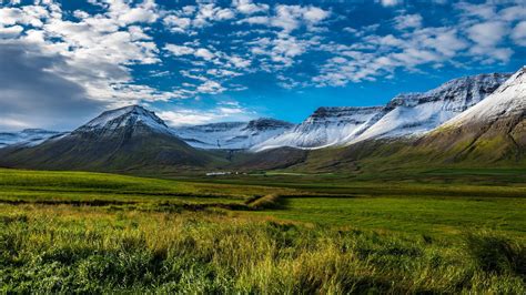 Landscape nature mountains sky clouds Iceland wallpaper | 2048x1152 ...