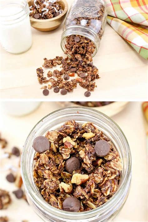 BEST Granola! Homemade Nutella Granola - Quick - Easy ...