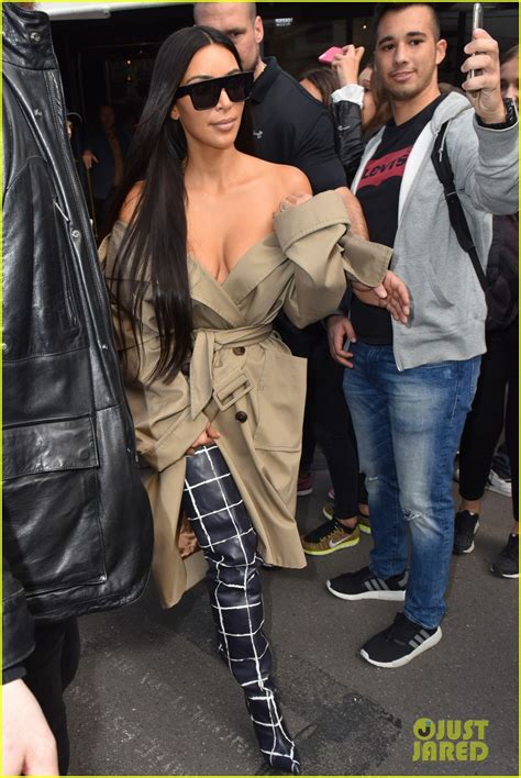 Kim Kardashian Goes Makeup-Free for Balenciaga in Paris ...