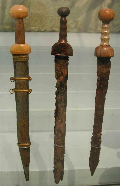 Several Early Swords From The Nijmegen Museum Nl Showing The Handles