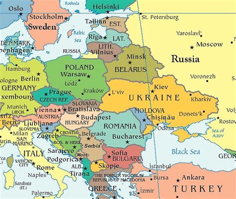 Map Of Central Europe Pictures To Pin On Pinterest Pinsdaddy