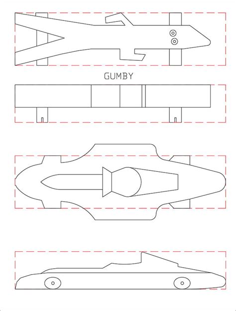 Fastest Pinewood Printable Cut Out Pinewood Derby Template Printable