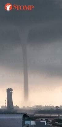 Massive waterspout spotted swirling over chinese sea. No, it's not Thanos: Waterspout spotted near MBS - Stomp