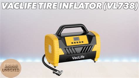 Vaclife Tire Inflator Vl738 Review Youtube