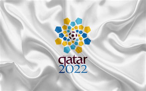 Descargar Fondos De Pantalla Qatar 2022 4k Logotipo Emblema El