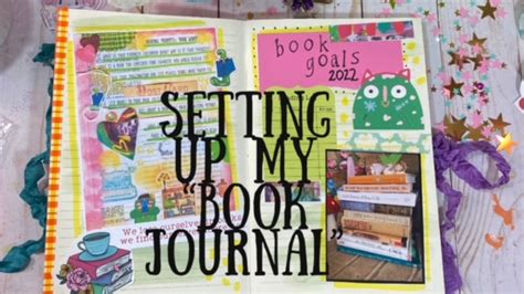 Setting Up My Reading Book Journal Create With Rebecca