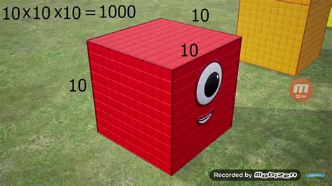 Size Comparison Of The Numberblocks 1000000 Youtube