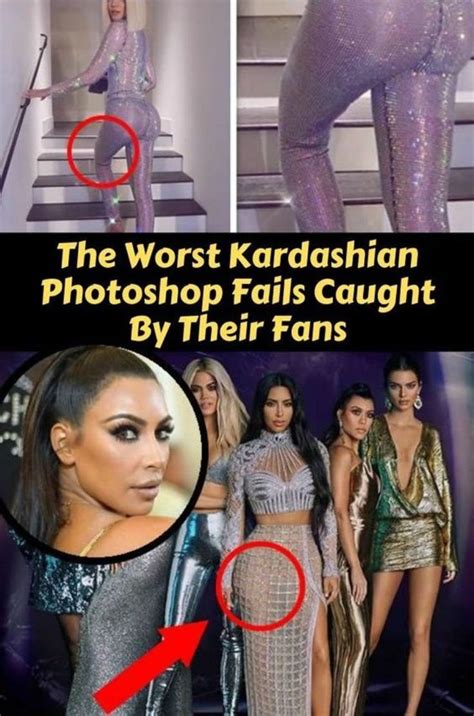 the worst kardashian photoshop fails caught by their fans photoshop fail funny facts kardashian