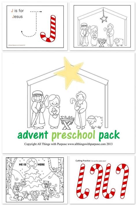 Advent Activity Pack Advent Activities Preschool Christmas Sunday